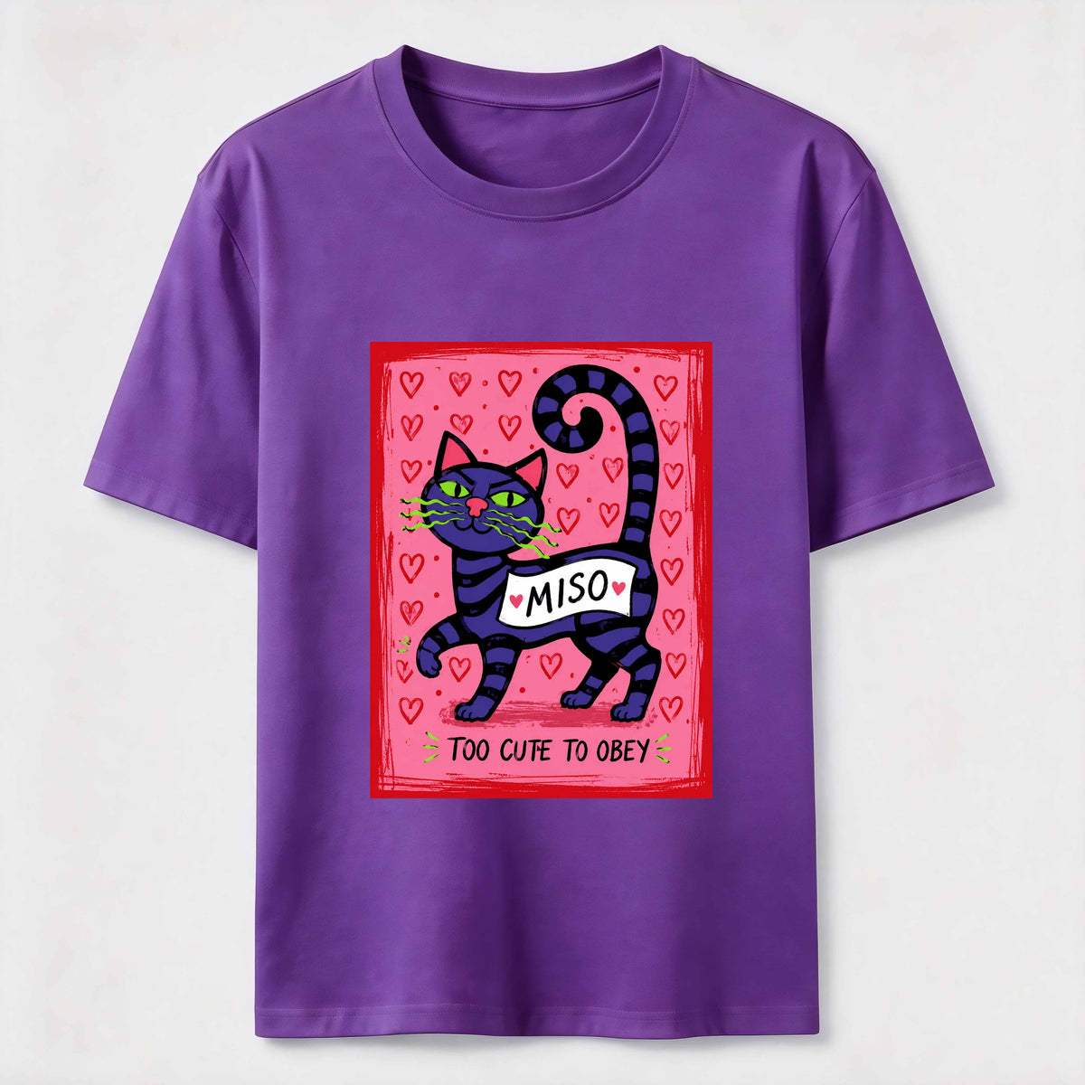 Too Cute To Obey Cat Classic T-Shirt