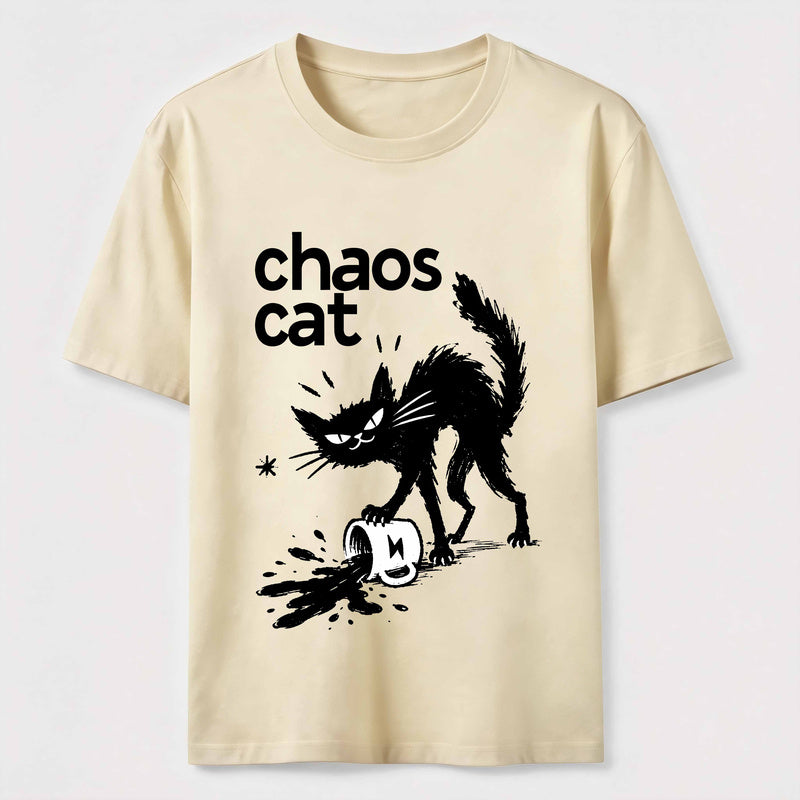 Ink Spill Chaos Cat Classic T-Shirt