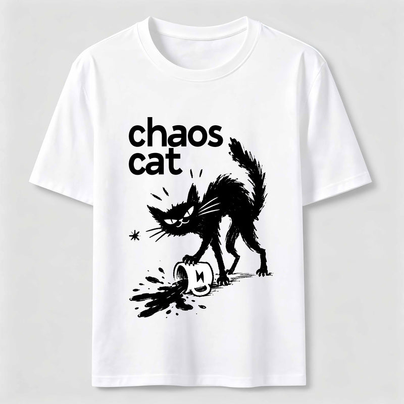 Ink Spill Chaos Cat Classic T-Shirt
