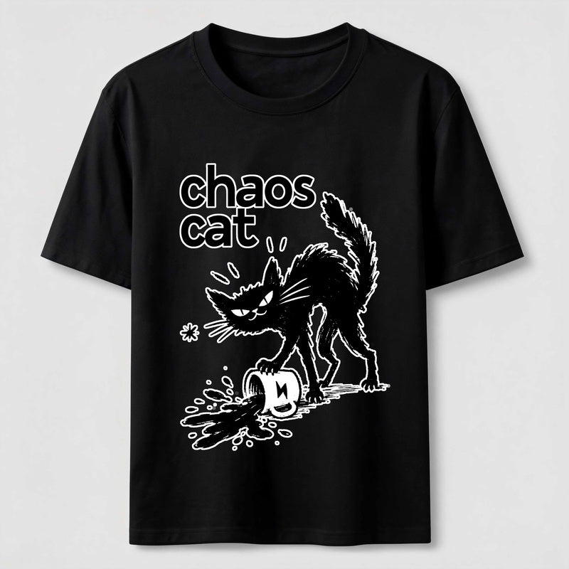 Ink Spill Chaos Cat Classic T-Shirt