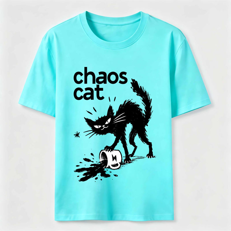 Ink Spill Chaos Cat Classic T-Shirt