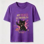My Peace Is Priority Cat Classic T-Shirt