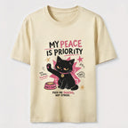 My Peace Is Priority Cat Classic T-Shirt