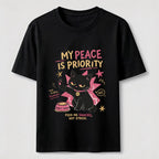My Peace Is Priority Cat Classic T-Shirt