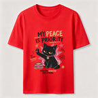 My Peace Is Priority Cat Classic T-Shirt