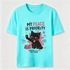 My Peace Is Priority Cat Classic T-Shirt