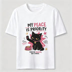 My Peace Is Priority Cat Classic T-Shirt
