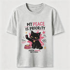 My Peace Is Priority Cat Classic T-Shirt