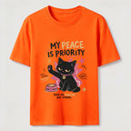My Peace Is Priority Cat Classic T-Shirt