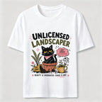 Unlicensed Landscaper Cat Classic T-Shirt