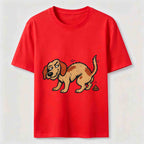Mischievous Pooping Dog Classic T-Shirt