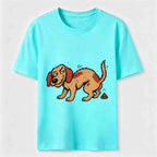 Mischievous Pooping Dog Classic T-Shirt