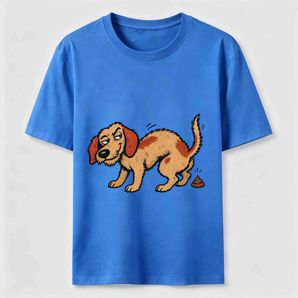 Mischievous Pooping Dog Classic T-Shirt