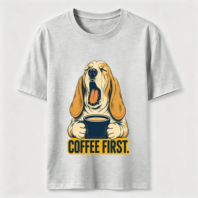 Coffee First Dog Classic T-Shirt