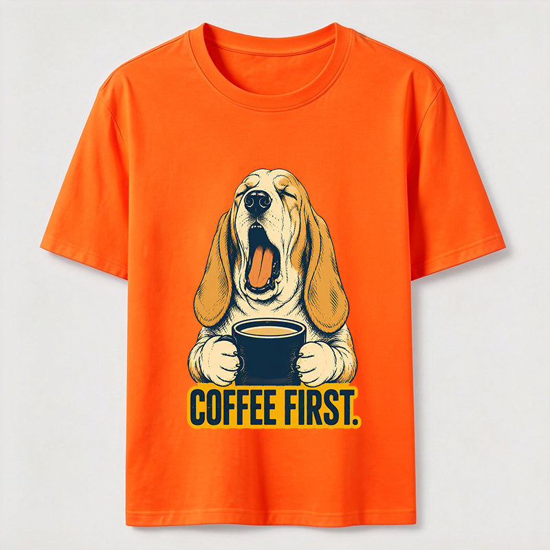 Coffee First Dog Classic T-Shirt