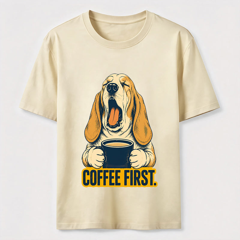 Coffee First Dog Classic T-Shirt