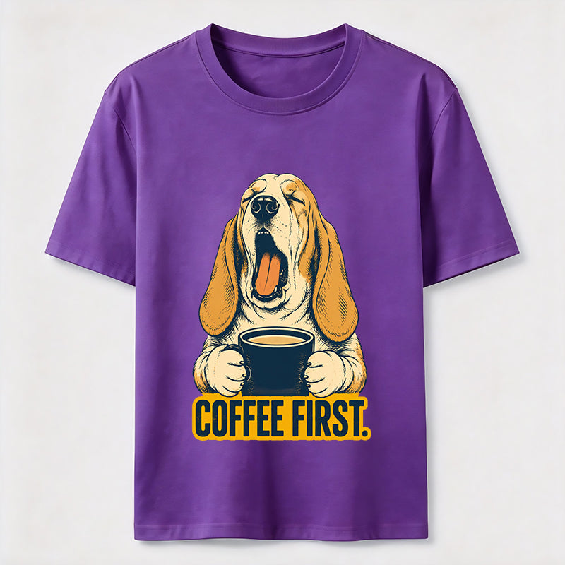 Coffee First Dog Classic T-Shirt
