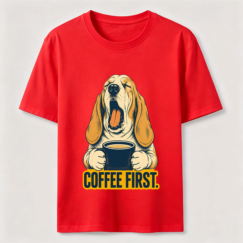 Coffee First Dog Classic T-Shirt