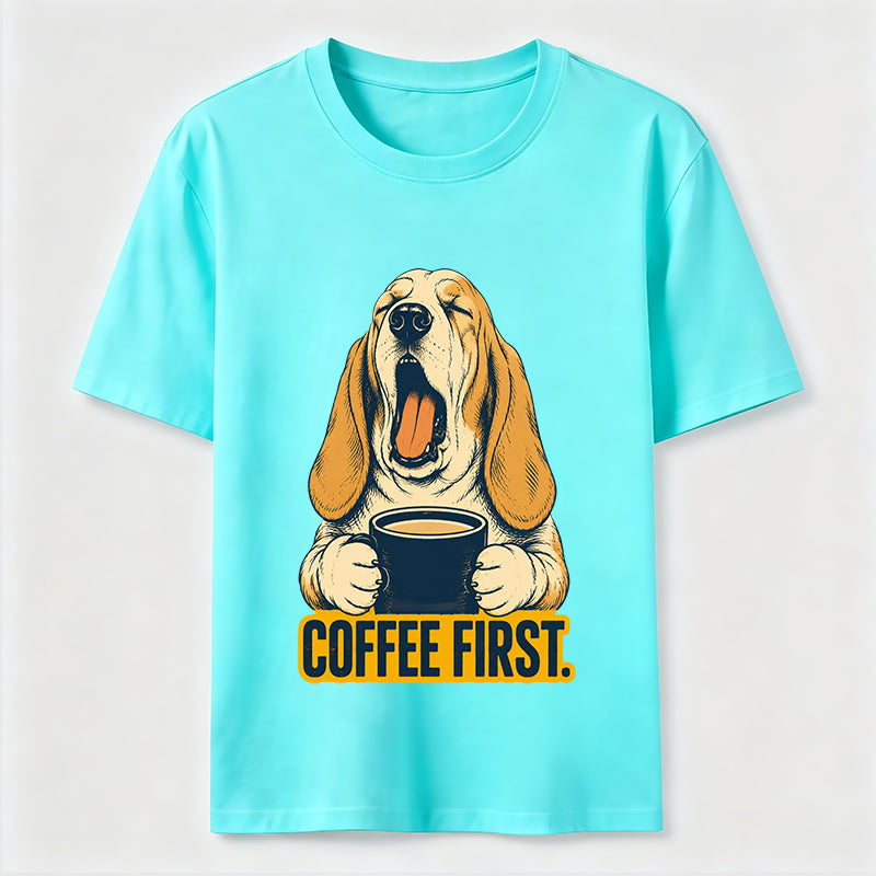 Coffee First Dog Classic T-Shirt