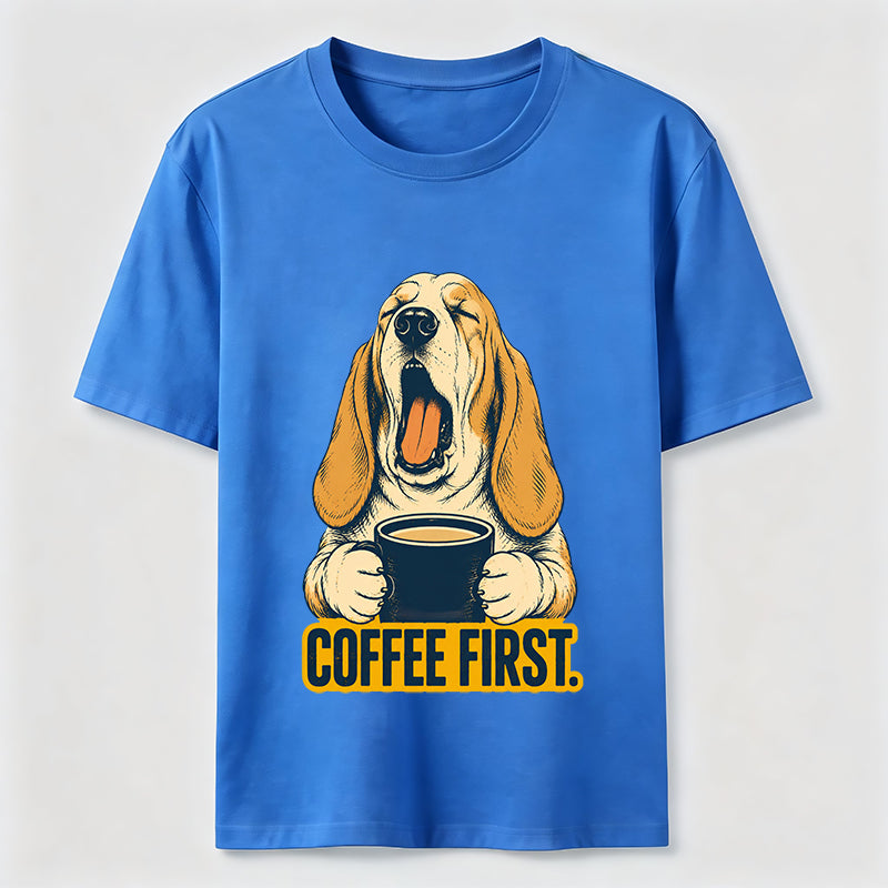 Coffee First Dog Classic T-Shirt