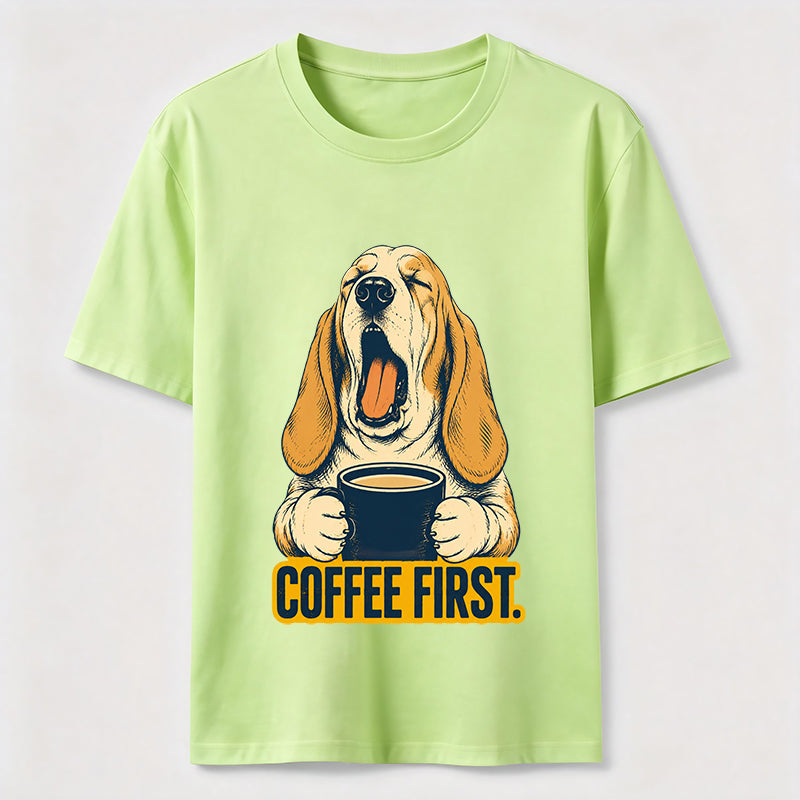 Coffee First Dog Classic T-Shirt