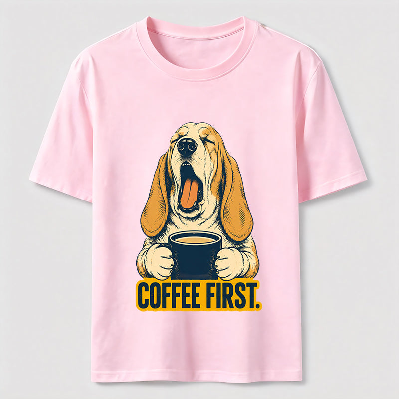 Coffee First Dog Classic T-Shirt
