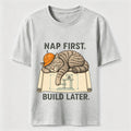 Nap First Build Later Cat Classic T-Shirt