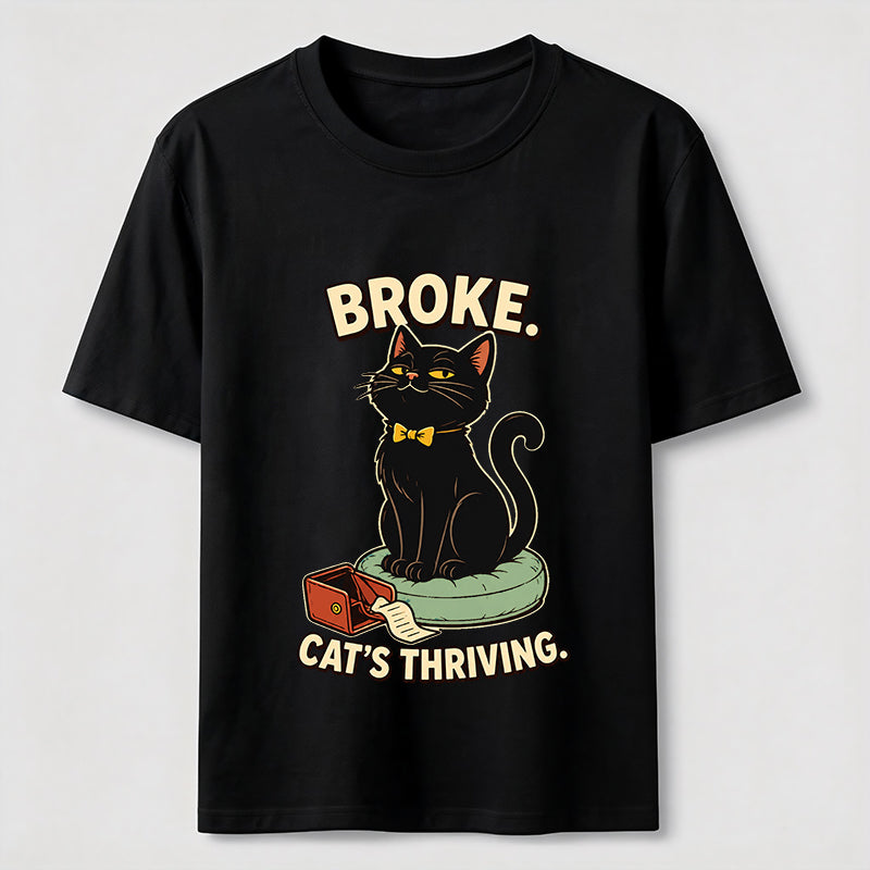 Broke Cat’s Thriving Classic T-Shirt