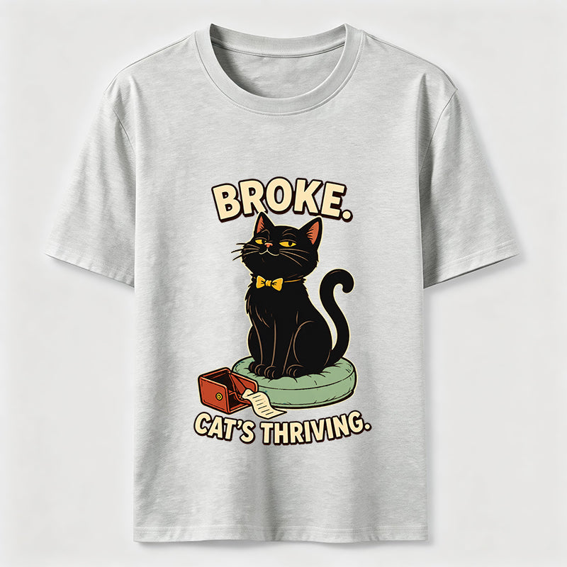 Broke Cat’s Thriving Classic T-Shirt