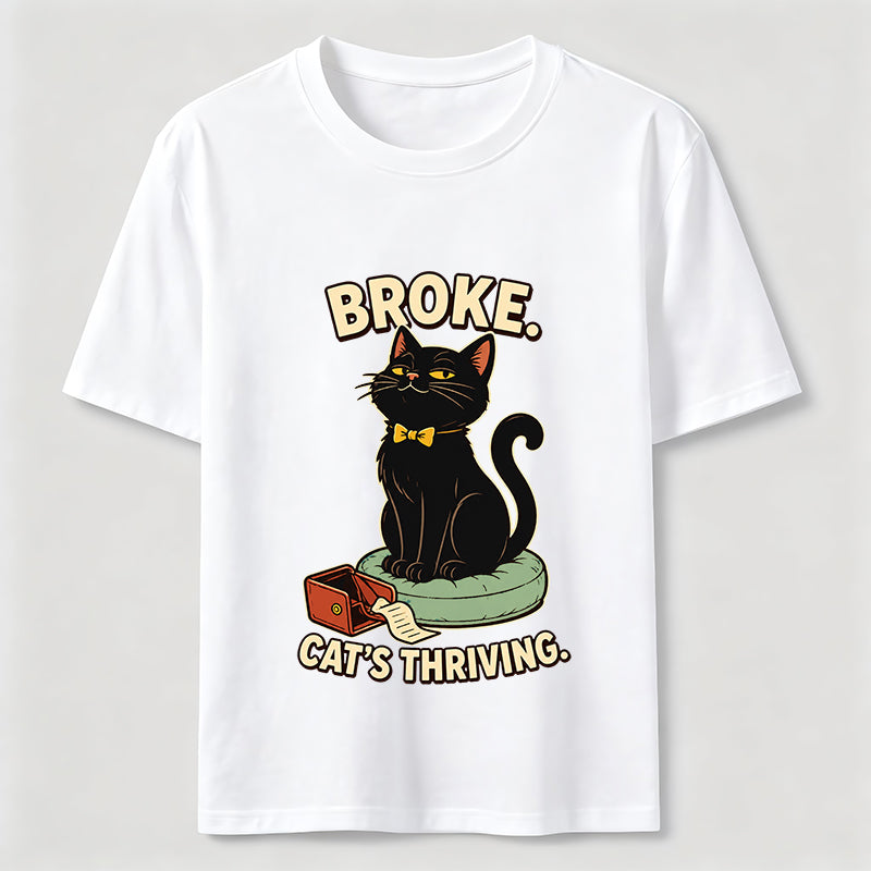 Broke Cat’s Thriving Classic T-Shirt