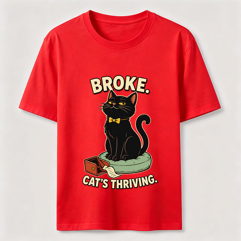 Broke Cat’s Thriving Classic T-Shirt