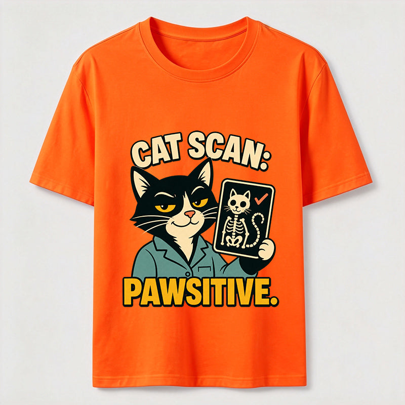Pawsitive Cat Scan Classic T-Shirt