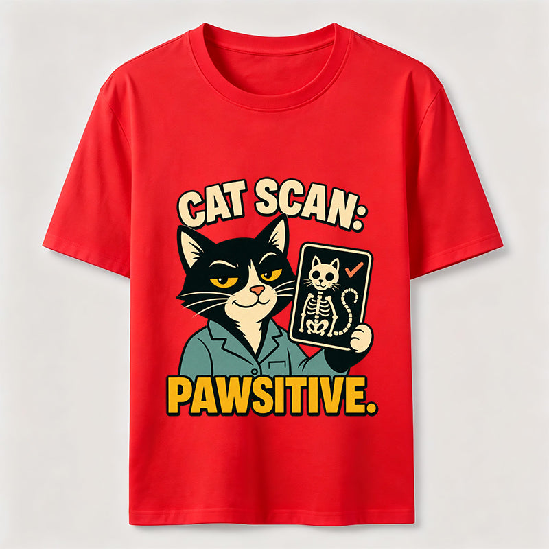 Pawsitive Cat Scan Classic T-Shirt