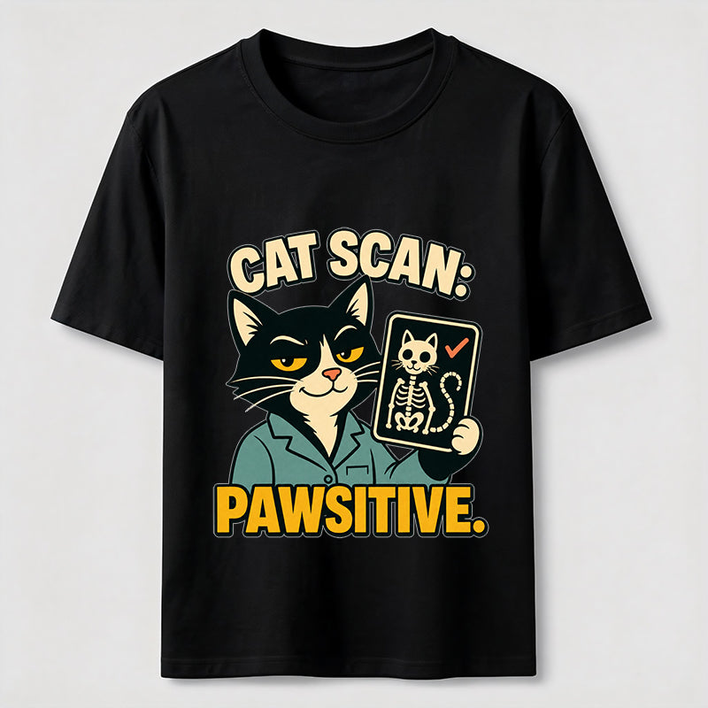 Pawsitive Cat Scan Classic T-Shirt