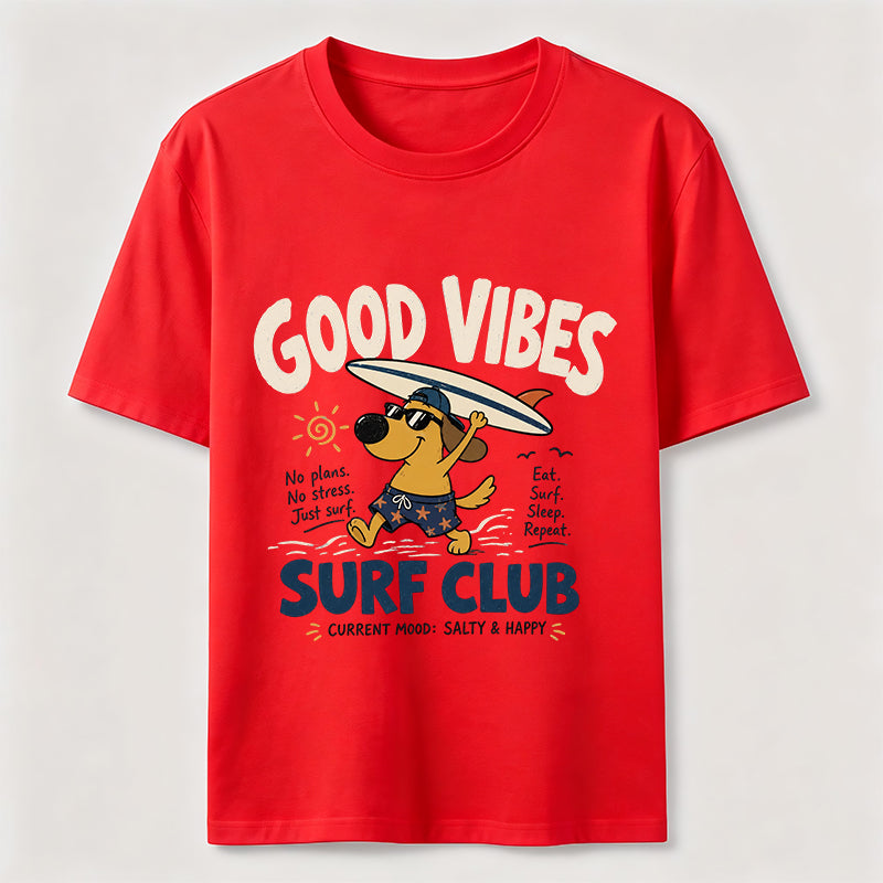 Good Vibes Surf Club Dog Classic T-Shirt