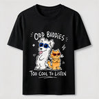 Odd Buddies Cat Dog Classic T-Shirt