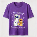 Odd Buddies Cat Dog Classic T-Shirt
