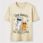 Odd Buddies Cat Dog Classic T-Shirt