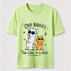 Odd Buddies Cat Dog Classic T-Shirt