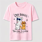 Odd Buddies Cat Dog Classic T-Shirt