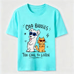 Odd Buddies Cat Dog Classic T-Shirt
