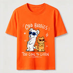 Odd Buddies Cat Dog Classic T-Shirt