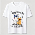 Odd Buddies Cat Dog Classic T-Shirt