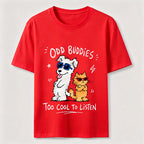Odd Buddies Cat Dog Classic T-Shirt