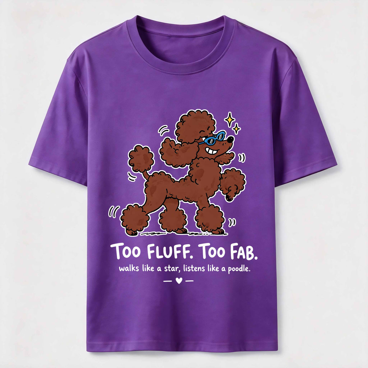 Too Fluff Too Fab Poodle Classic T-Shirt
