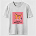 Cats Out Anxiety Out Skateboard Cat Classic T-Shirt