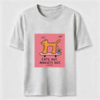 Cats Out Anxiety Out Skateboard Cat Classic T-Shirt