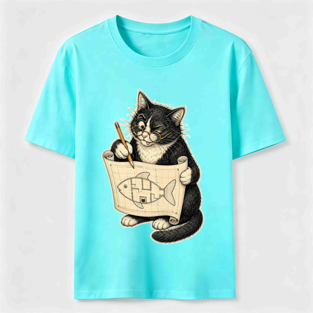 Purrfect Floor Plan Cat Classic T-Shirt
