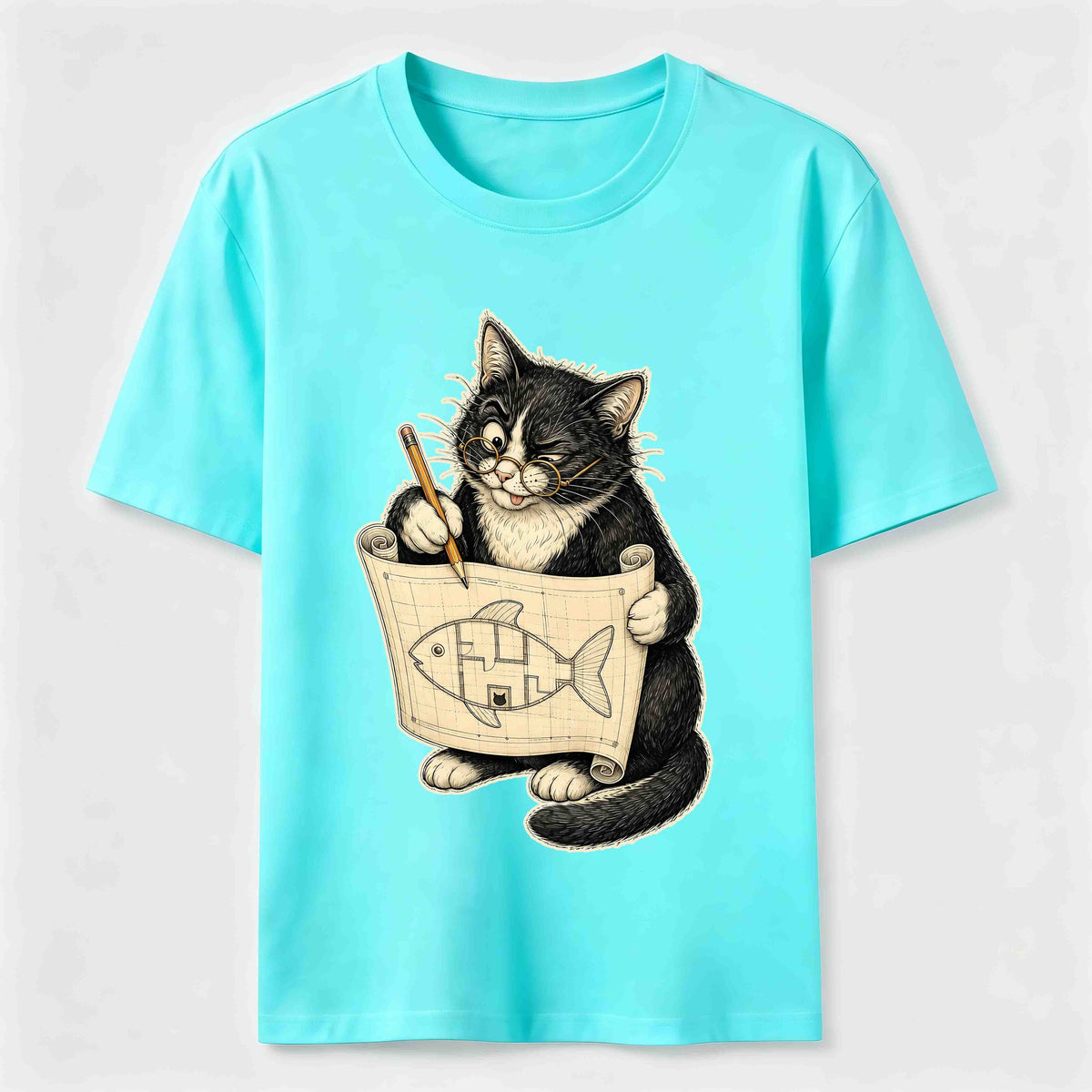Purrfect Floor Plan Cat Classic T-Shirt