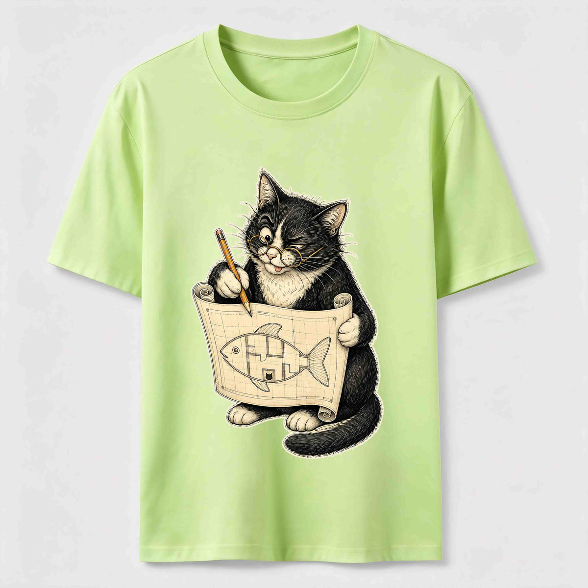 Purrfect Floor Plan Cat Classic T-Shirt